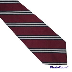 VTG Jos A Bank executive collection striped silk tie